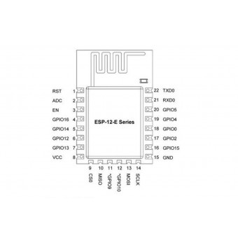 Модуль WiFi ESP-12E на ESP8266